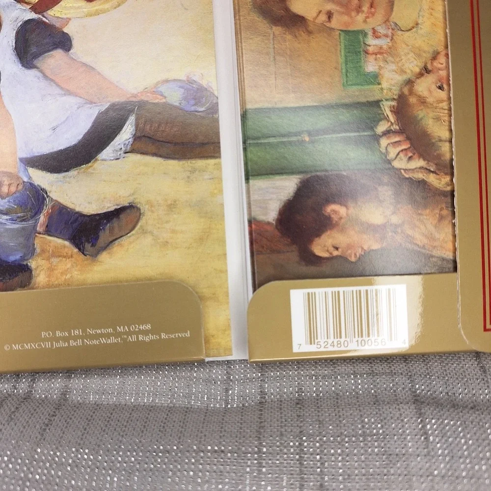 Mary Cassatt Julia Bell 10‎ Notecards Set Children on Beach, Mother Combing Hair